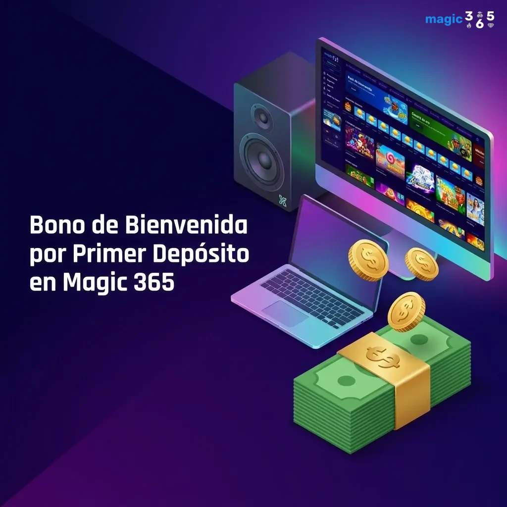 Bono de bienvenida Magic 365: 150% hasta $34.000 ARS y 125 giros gratis por primer depósito