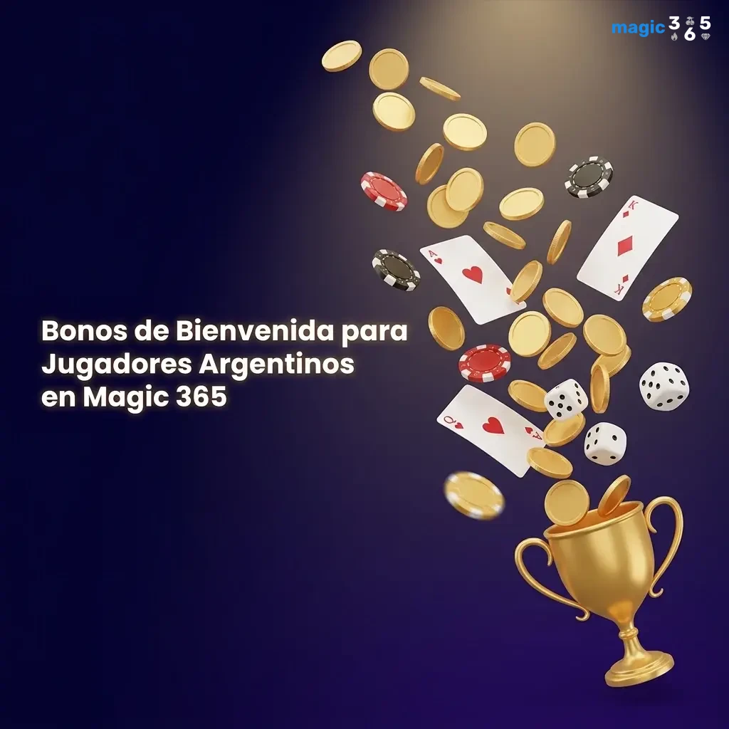 Bono de bienvenida Magic 365 Argentina: 150% hasta $34.000 ARS más 125 giros gratis para nuevos jugadores