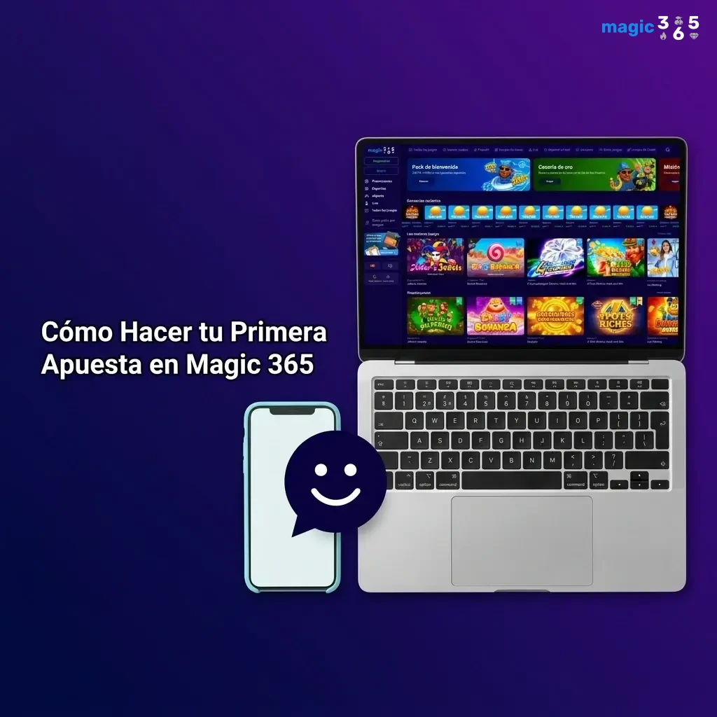 Guía paso a paso para hacer tu primera apuesta en Magic 365, desde el registro hasta confirmar tu apuesta