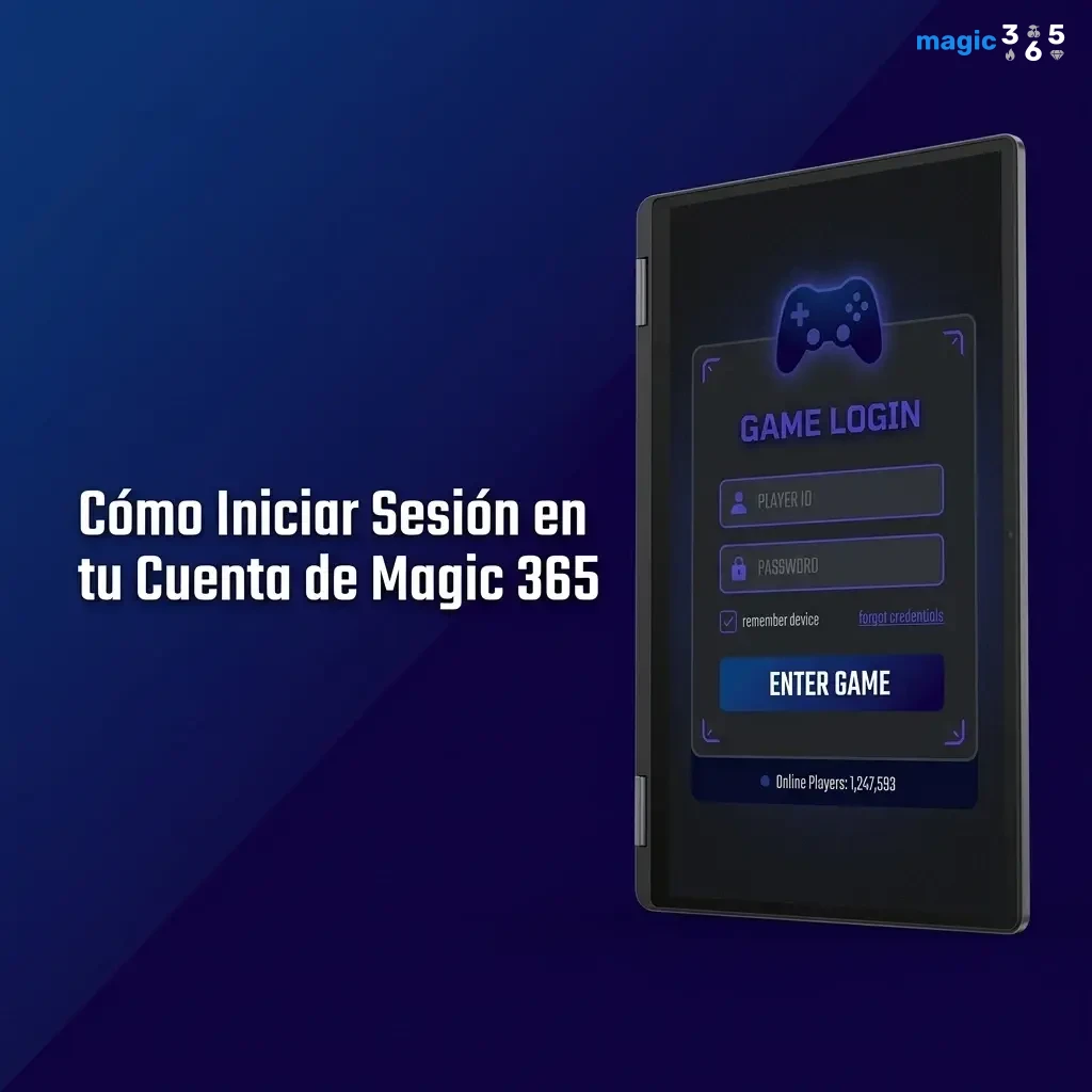 Guía paso a paso para iniciar sesión en Magic 365 con correo, contraseña y verificación de seguridad