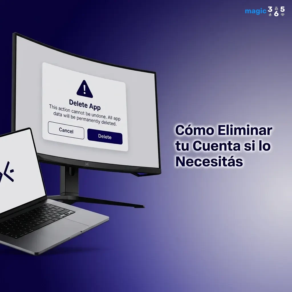 Pasos para eliminar tu cuenta: retirá tu saldo, contactá soporte y confirmá tu identidad para cerrarla definitivamente.