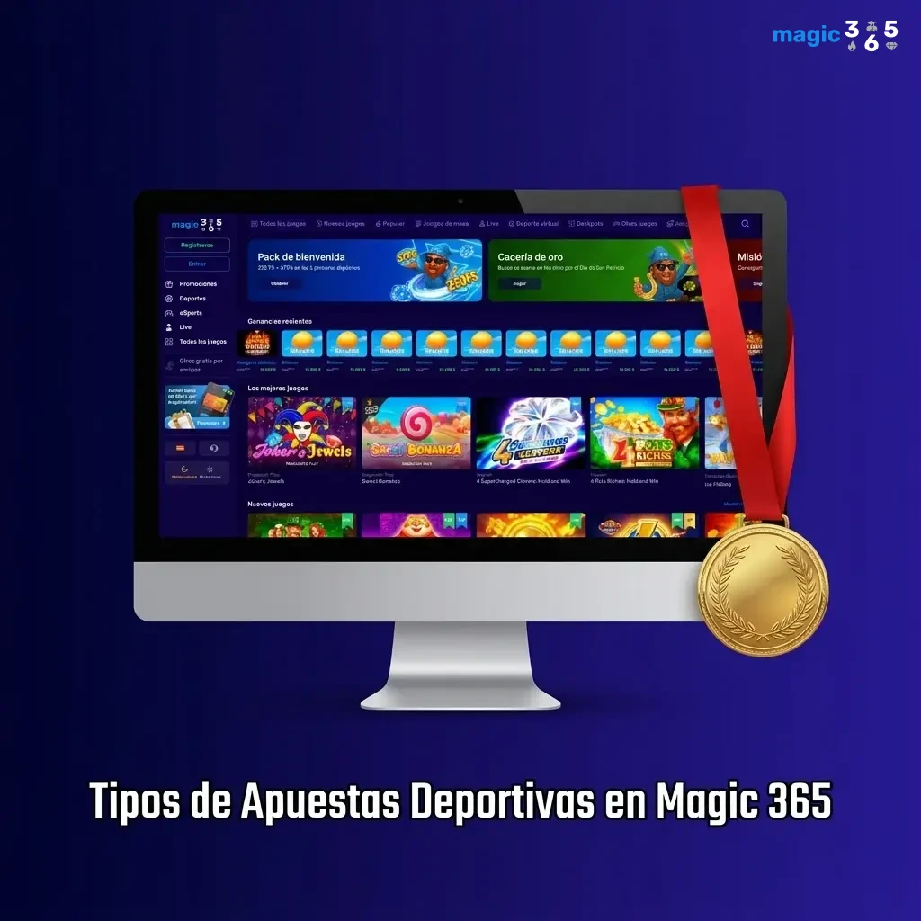 Tipos de apuestas deportivas en Magic 365: fútbol, básquet y tenis con mercados en vivo y prematch para Argentina